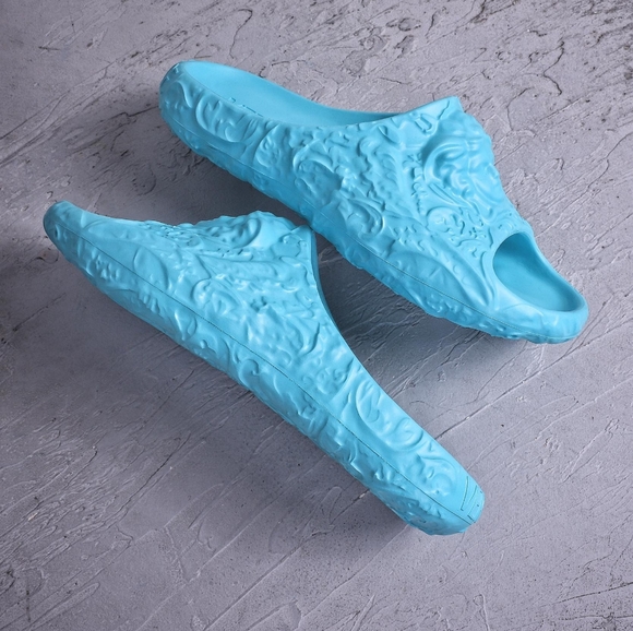 Versace slippers Medusa blue